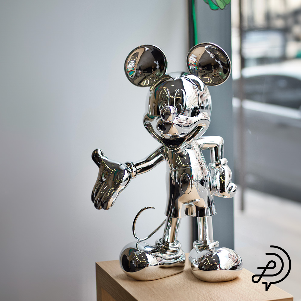 MICKEY WELCOME-ARGENT CHROMÉ-